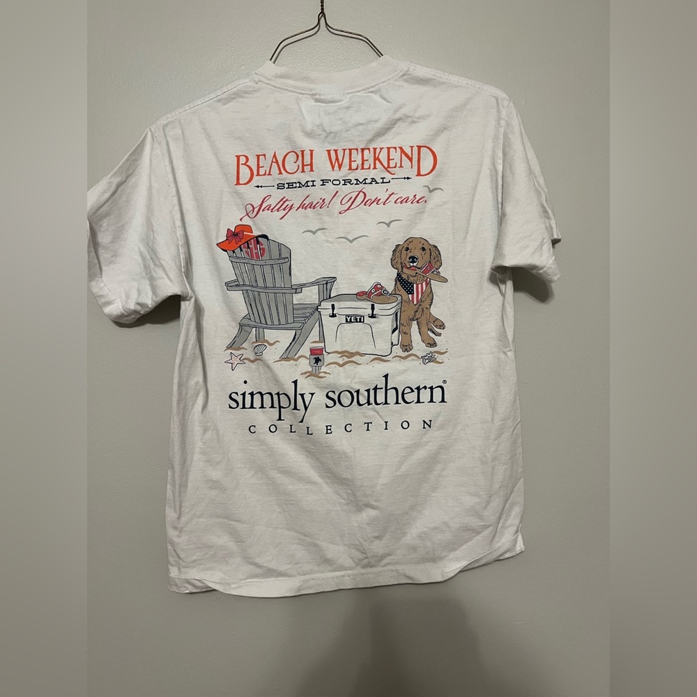 Comfort colors simply southern dog shirt